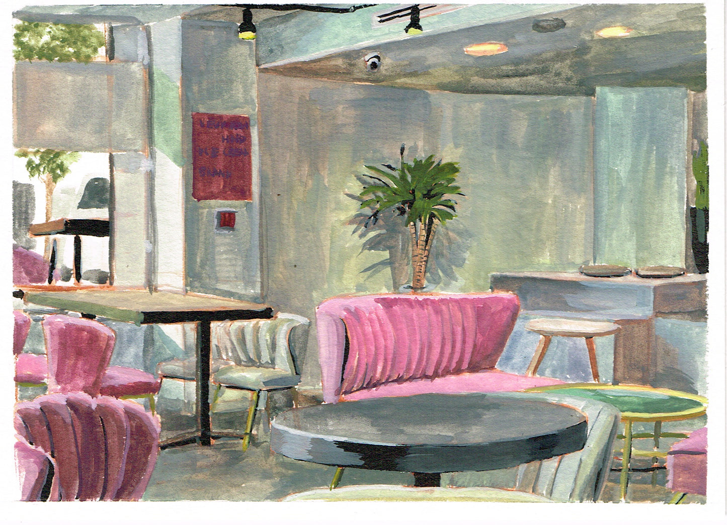 Little Tokyo and an Indoor Cafe Scene