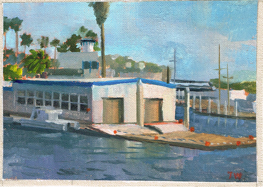 Marina Del Ray Landscape Painting